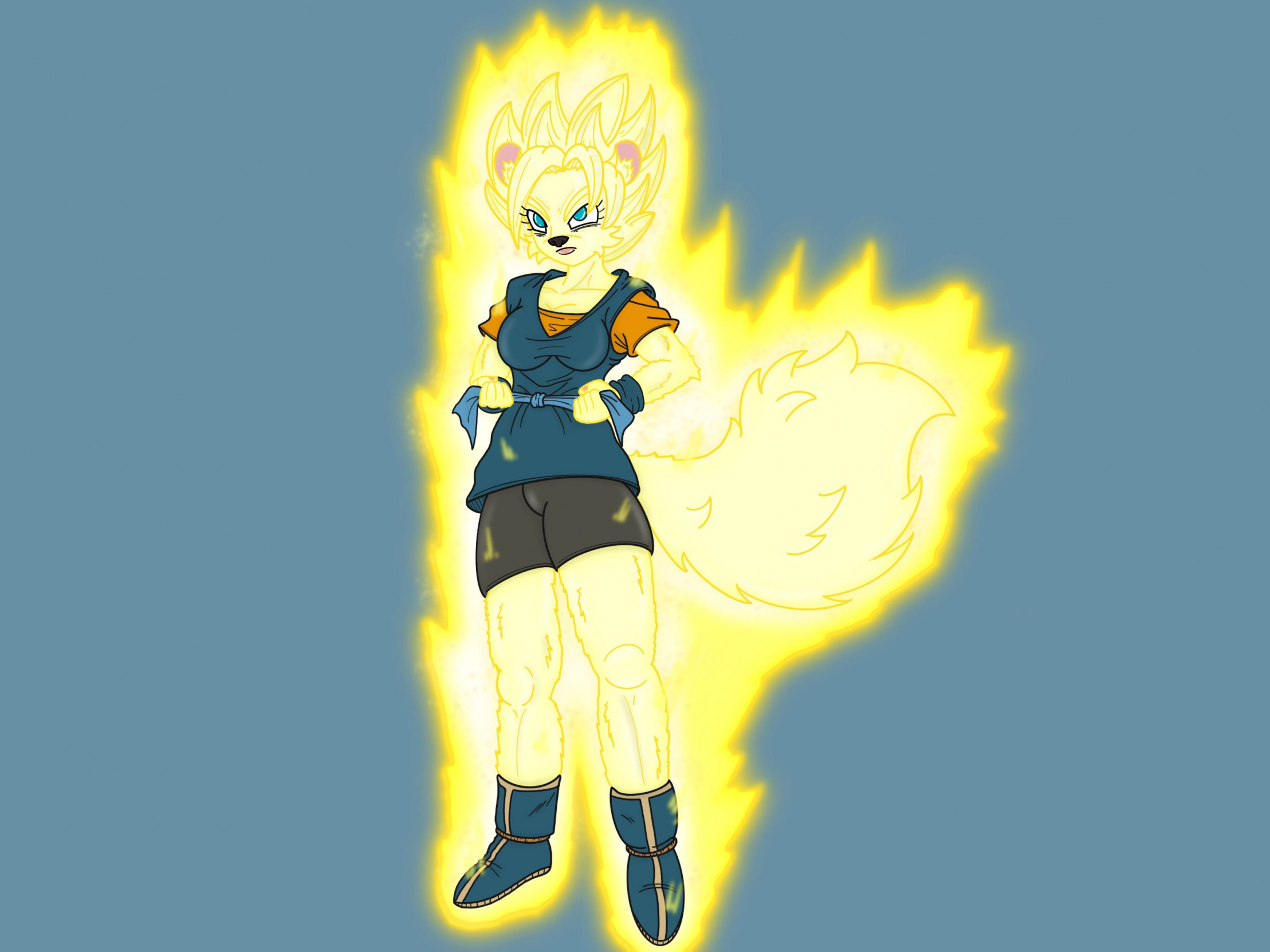 Dragon Ball Online Female Super Saiyan 